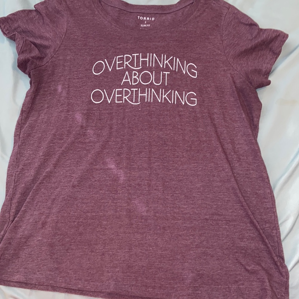 Torrid 2. slim fit tee.